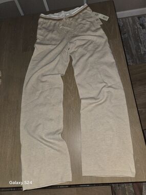 Womens XS Knit Pants No Boundaries Soft New NWT Wide Leg Sweater Pant